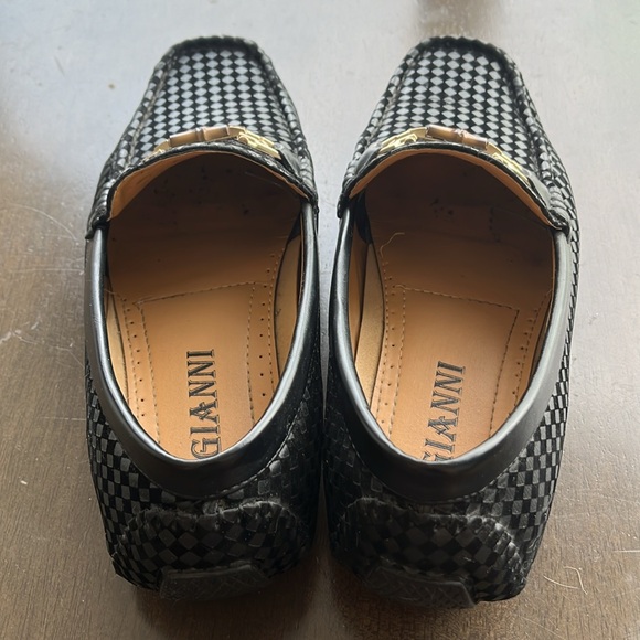 Gianni Checkered Faux Leather Loafers - Picture 7 of 7